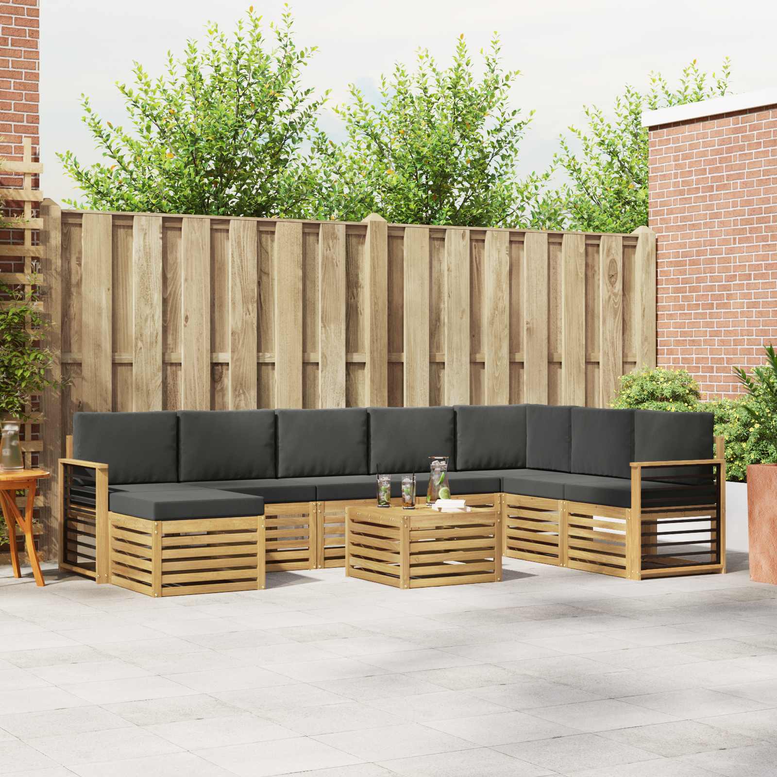 Sofa-Sets Massief Acaciahout