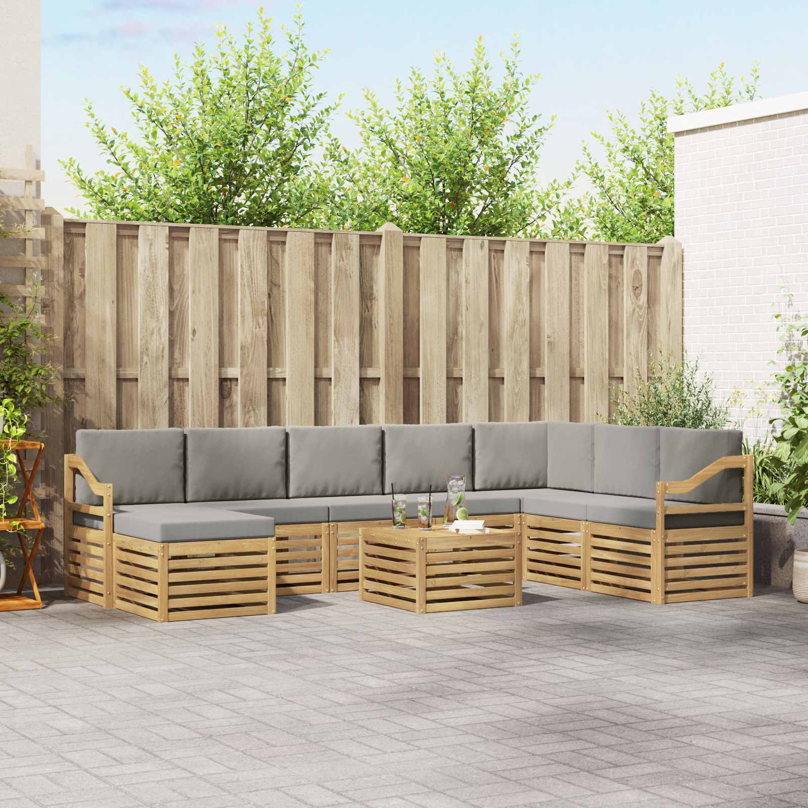 Sofa-Sets Massief Acaciahout