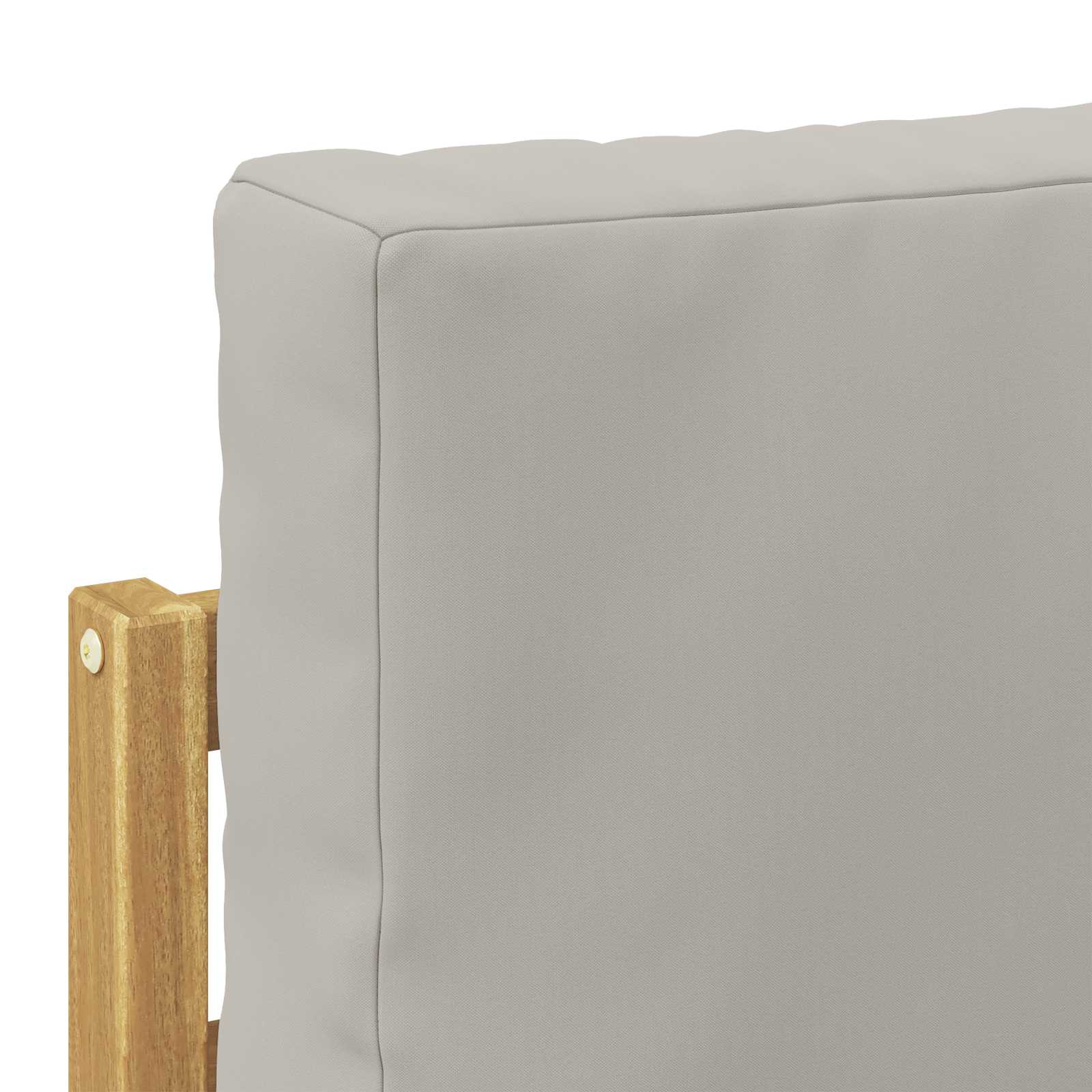 Buiten bankenset 5 pcs Wit en Lichtgrijs 245 x 128,5 x 73 cm – afbeelding 6