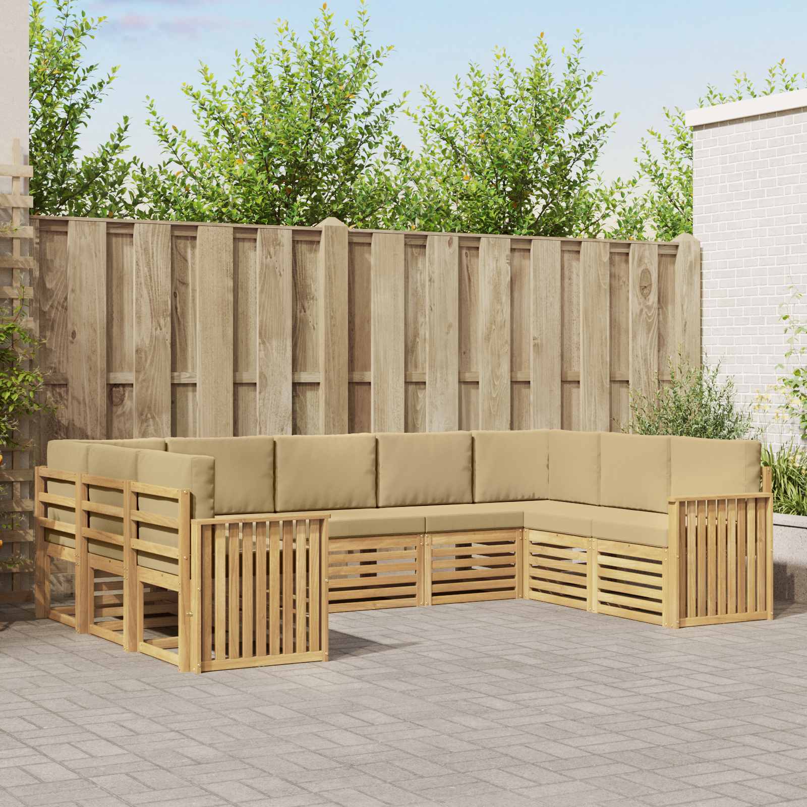Sofa-Sets Massief Acaciahout