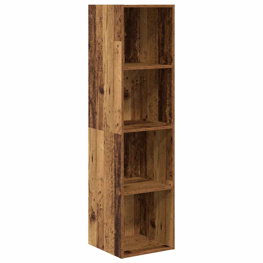 Tv-meubelset Wandgemonteerd 4 pcs Oud Hout Bewerkt hout – afbeelding 6