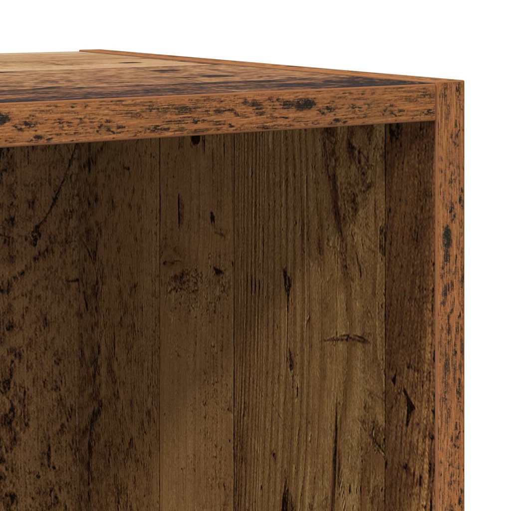 Tv-meubelset Wandgemonteerd 4 pcs Oud Hout Bewerkt hout – afbeelding 7