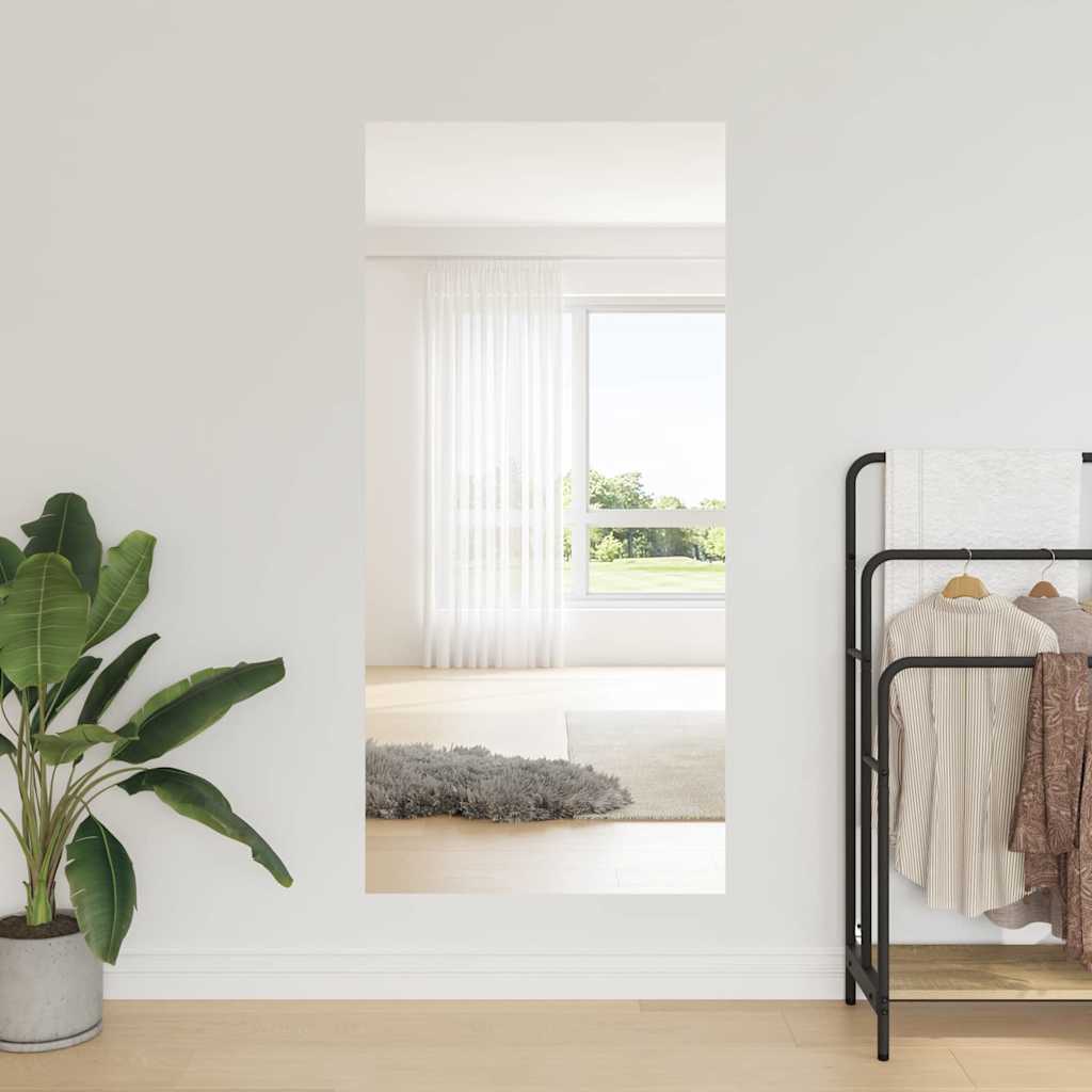 Zelfklevende Spiegelfolie 90 x 200 cm 2 st Zilver PET – afbeelding 3