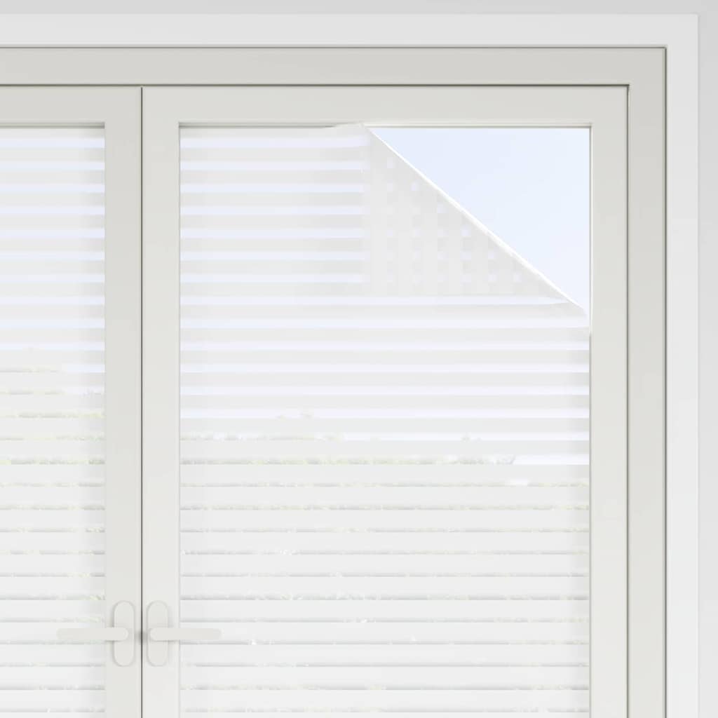 Statische raamfolie Jaloezieën Patroon 90 x 500 cm PVC – afbeelding 3