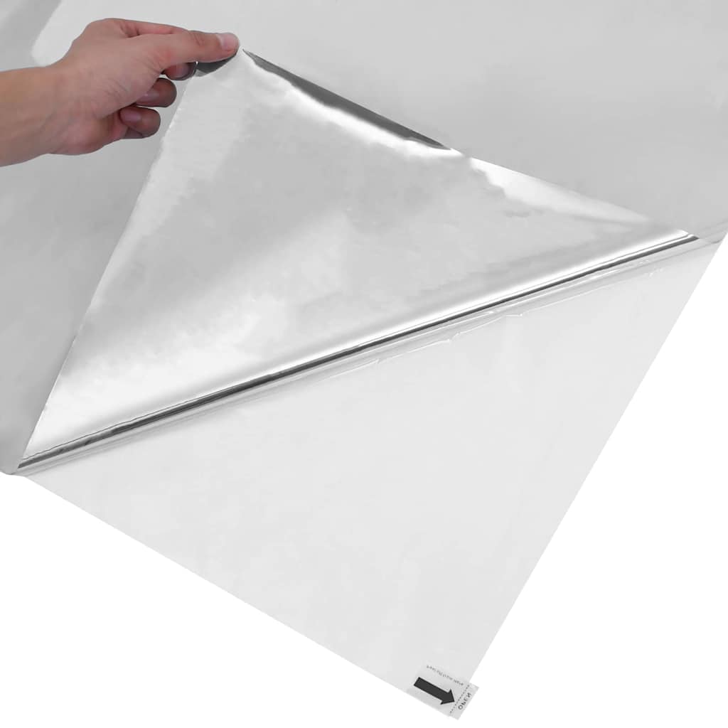 Statisch Reflecterend Zonnevensterfolie Zilver 45 x 2000 cm PVC – afbeelding 9