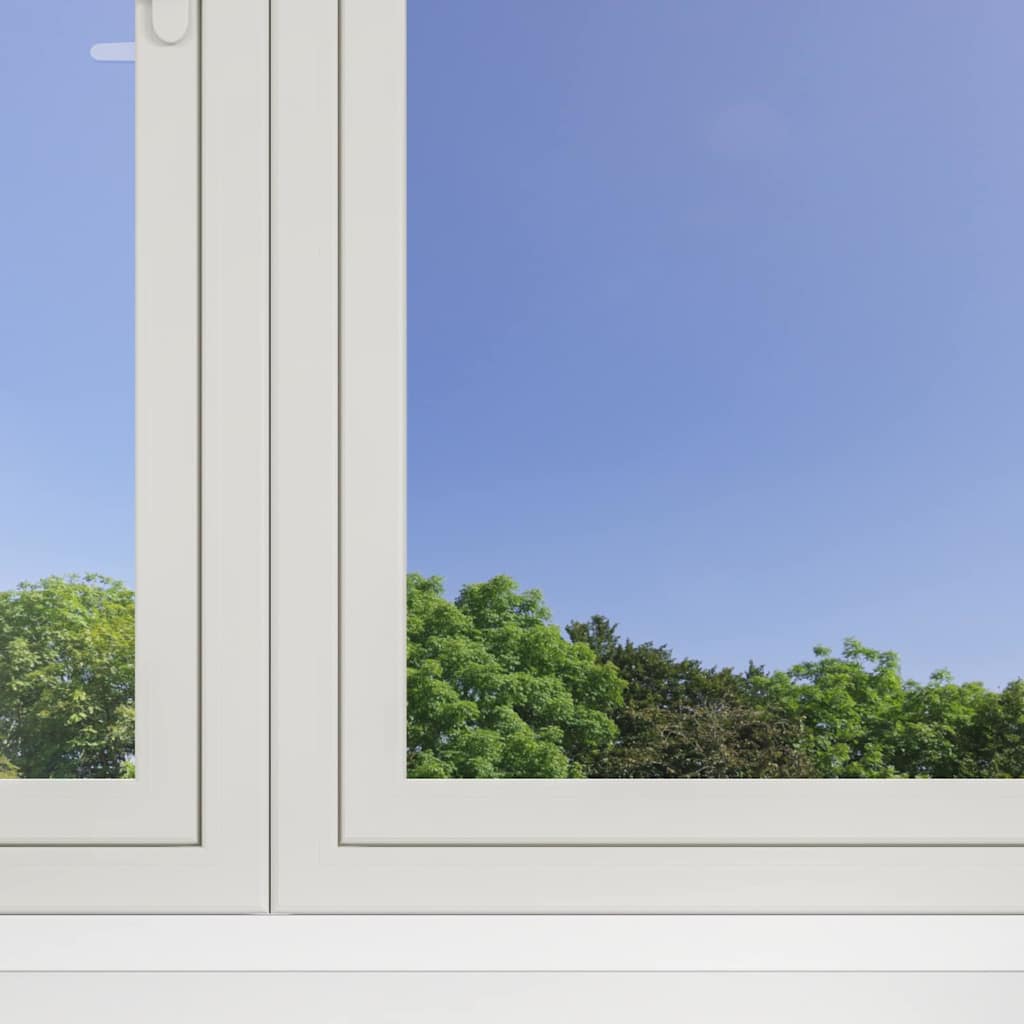 Statisch Reflecterend Zonnevensterfolie Zilver 60 x 2000 cm PVC – afbeelding 3