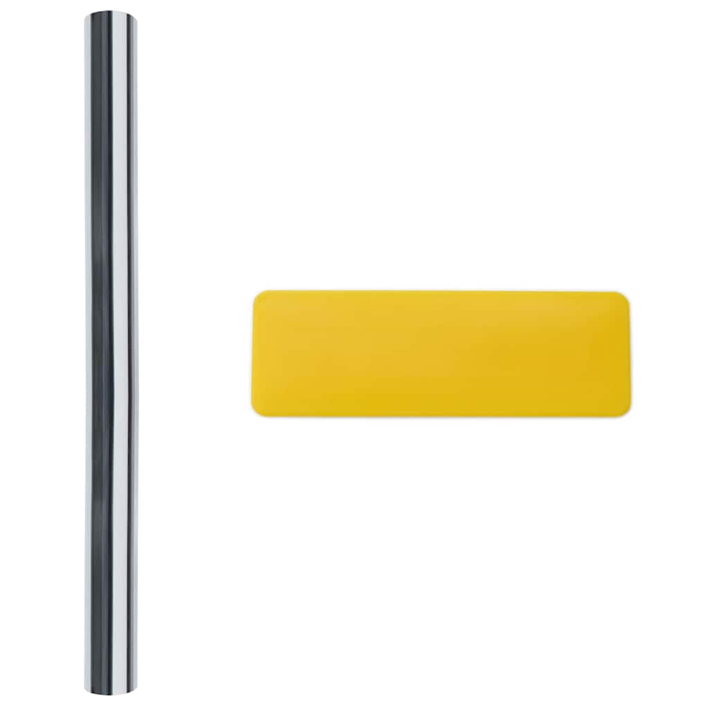 Statisch Reflecterend Zonnevensterfolie Zilver 60 x 2000 cm PVC – afbeelding 8