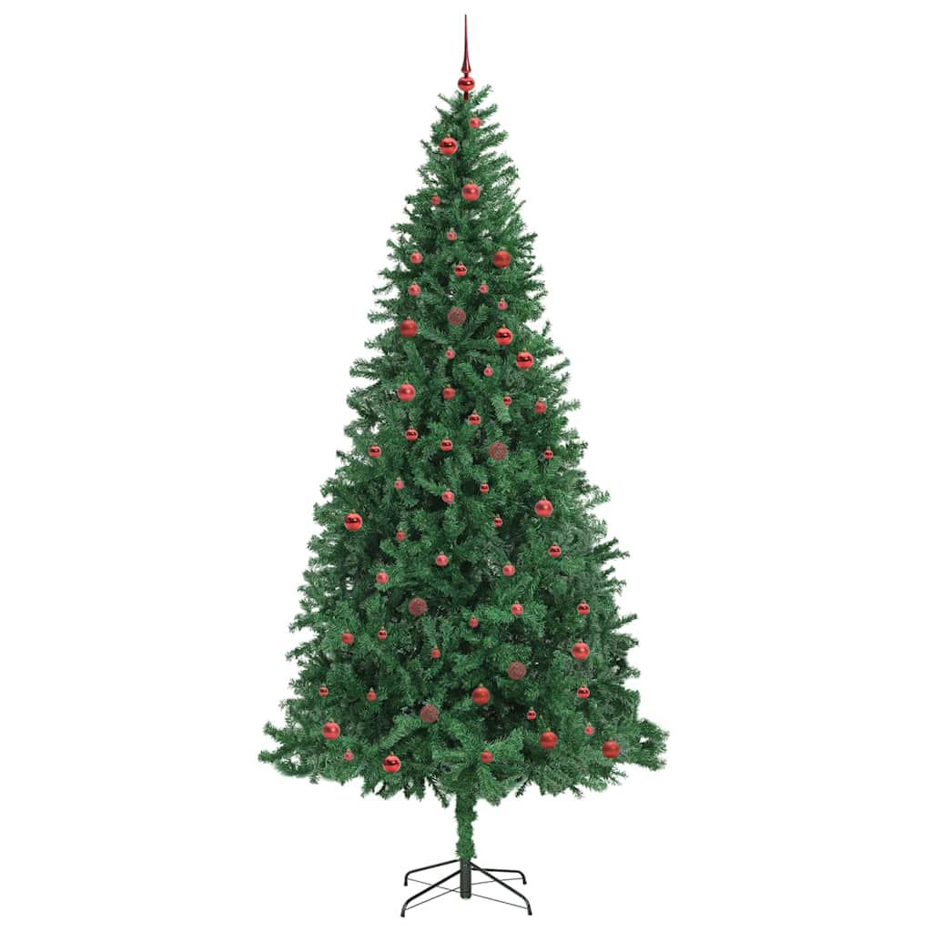 Kunstkerstboom Groen 300 cm PVC en Metaal en Plastic – afbeelding 4