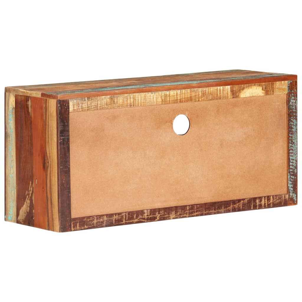 Tv-meubel 88x30x40 cm massief gerecycled hout – afbeelding 3