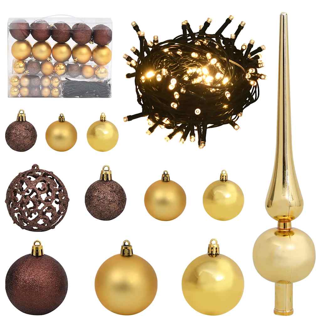 Kunstkerstboom met 150 LED Groen 120 cm PVC en Plastic en Staal – afbeelding 6