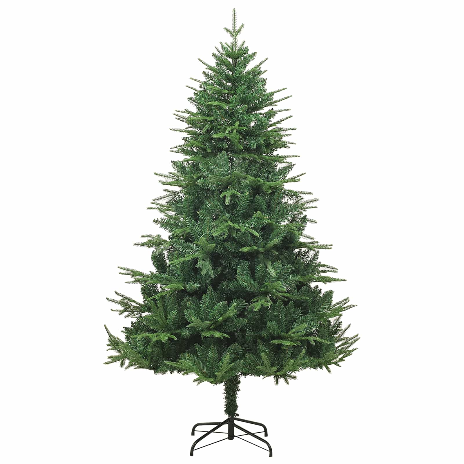 Kunst Kerstboom met verlichting Groen 180 cm PVC en PE – afbeelding 4