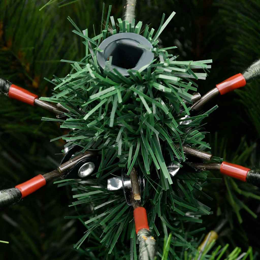 Kunstmatige scharnierkerstboom met bedekte sneeuw 210 cm – afbeelding 12