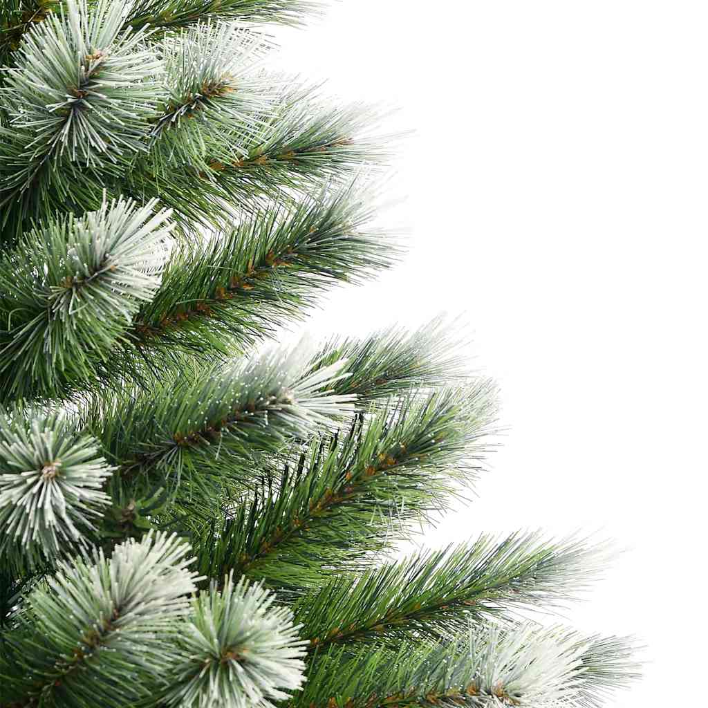Kunstmatige scharnierkerstboom met bedekte sneeuw 210 cm – afbeelding 11