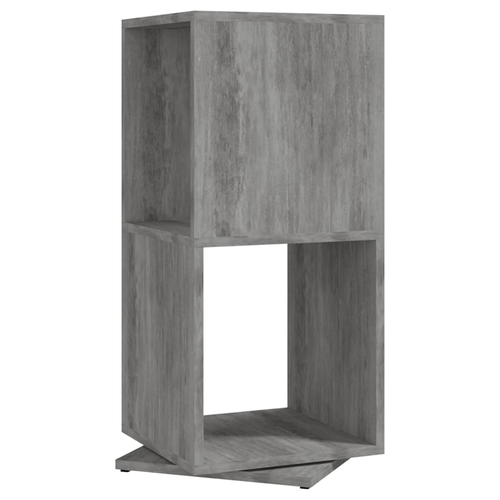 Draaikast 34,5x34,5x75,5 cm spaanplaat betongrijs – afbeelding 2