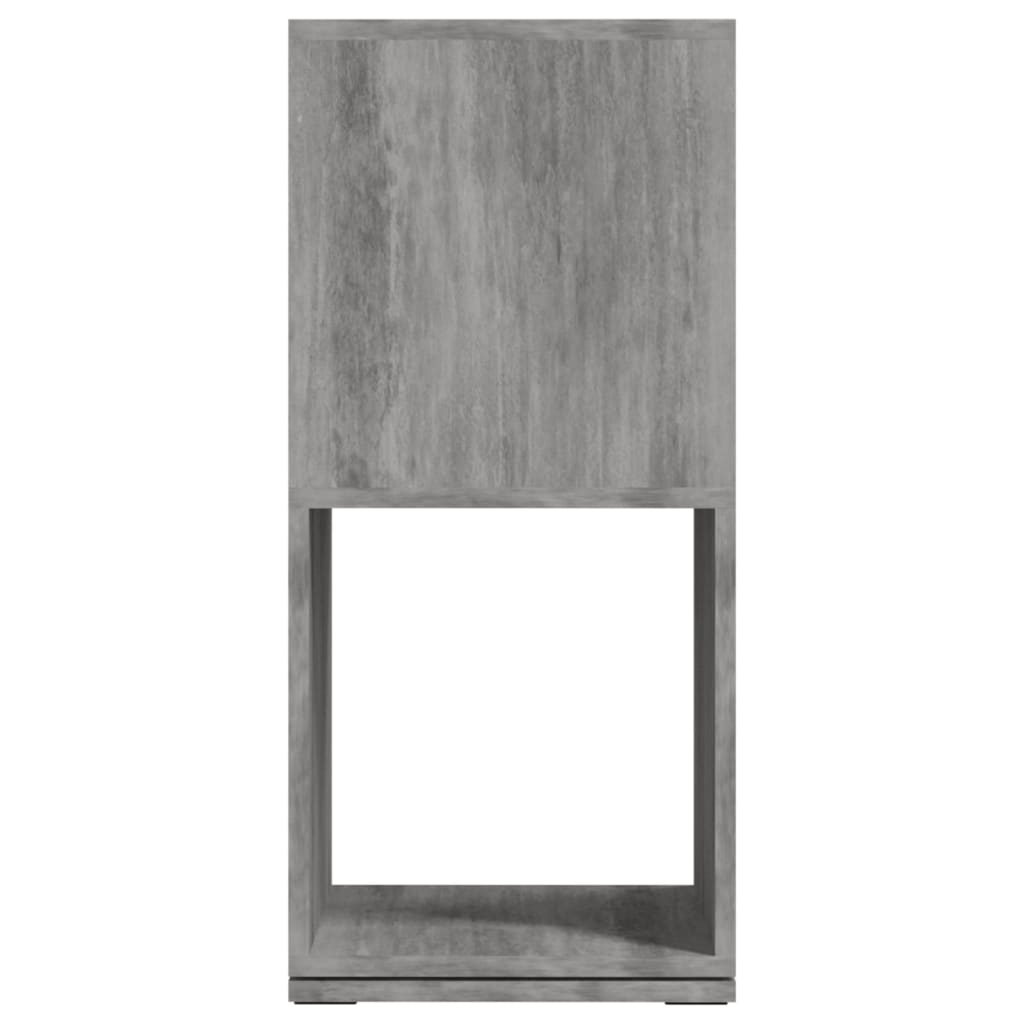 Draaikast 34,5x34,5x75,5 cm spaanplaat betongrijs – afbeelding 4