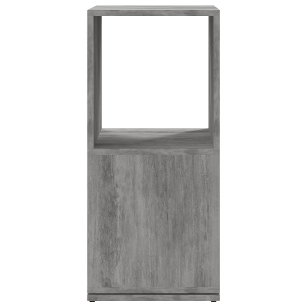 Draaikast 34,5x34,5x75,5 cm spaanplaat betongrijs – afbeelding 5