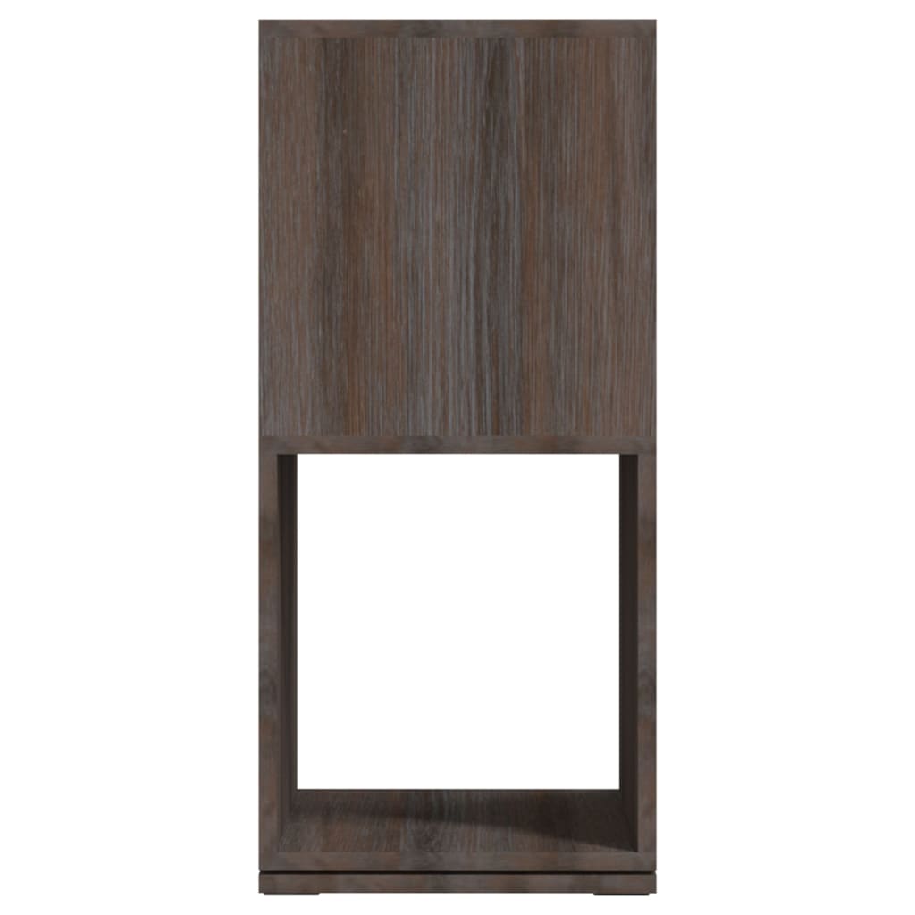 Draaikast 34,5x34,5x75,5 cm spaanplaat grijs en sonoma eiken – afbeelding 4