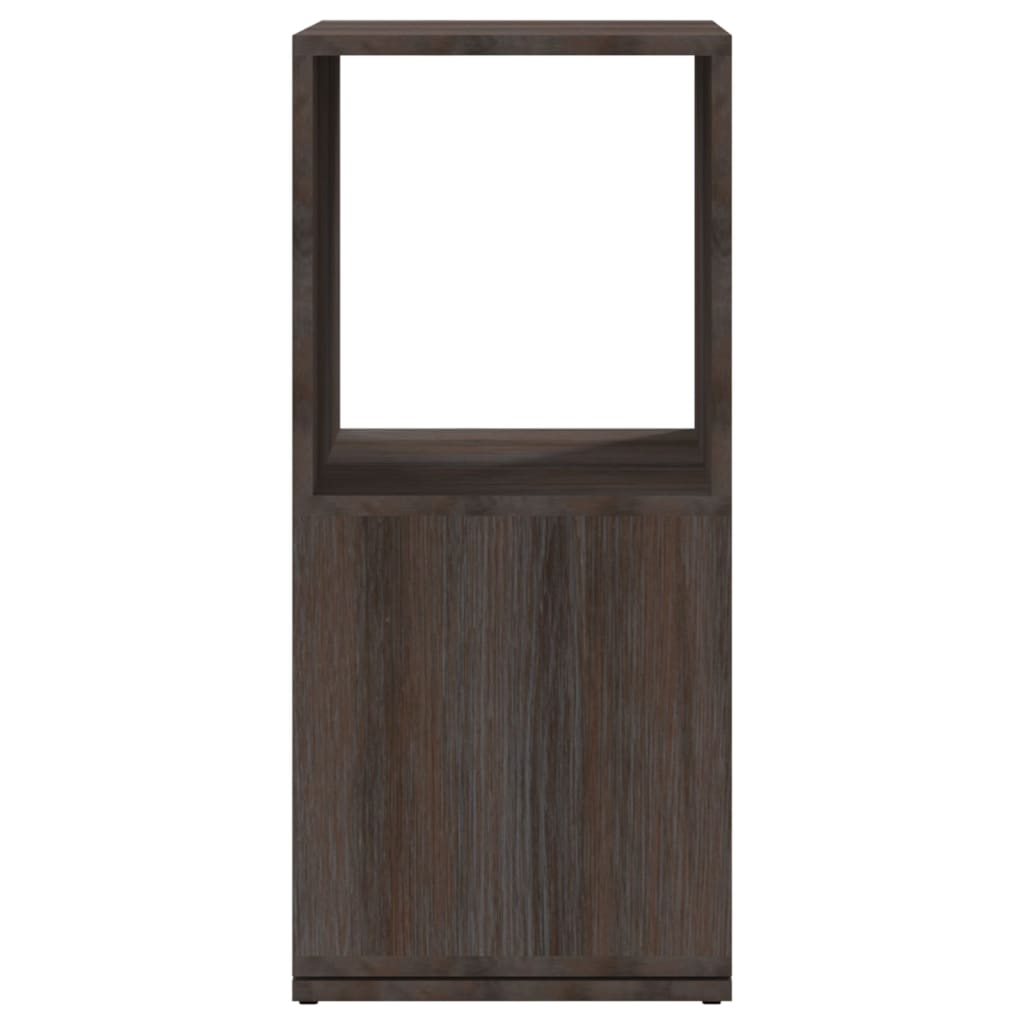 Draaikast 34,5x34,5x75,5 cm spaanplaat grijs en sonoma eiken – afbeelding 5
