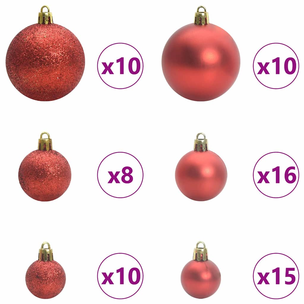 Kunstkerstboom met 300 LED Groen 270 cm PVC en Metaal – afbeelding 7