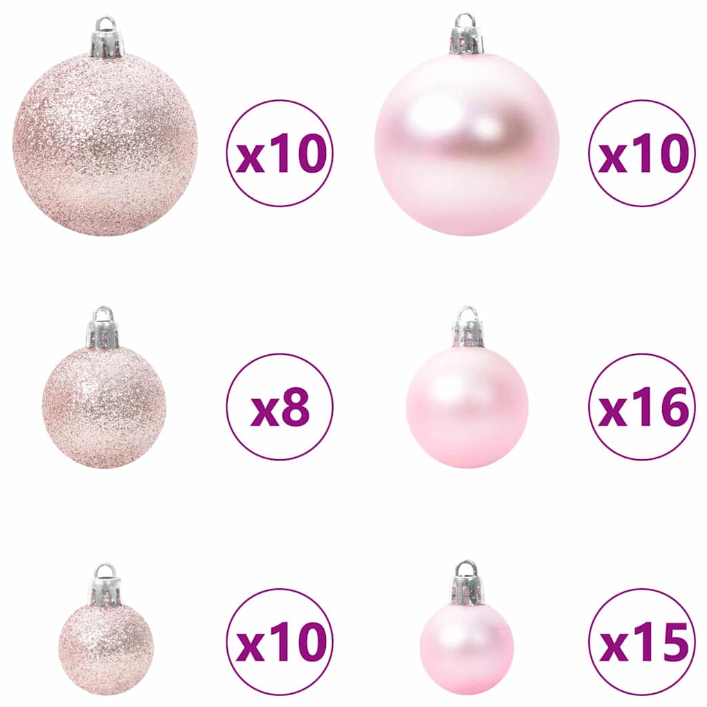 Kunstkerstboom met 300 LED Groen 270 cm PVC en Metaal – afbeelding 7