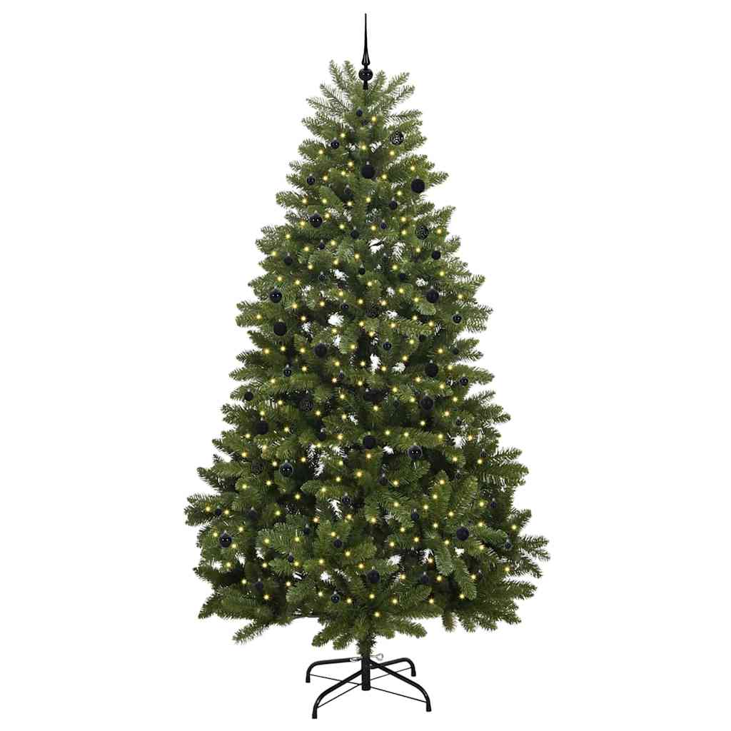 Kunstmatige Inklapbare Kerstboom Groen 300 cm PVC en staal – afbeelding 3