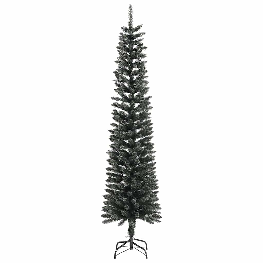 Kunstkerstboom met 300 LED Groen 210 cm PVC en Plastic en Staal – afbeelding 5