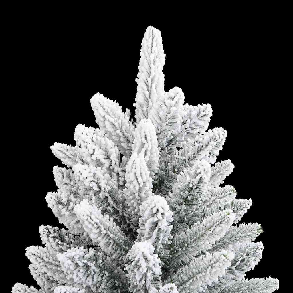 Kunstkerstboom Wit 240 cm PVC en Plastic en Staal en PE – afbeelding 10