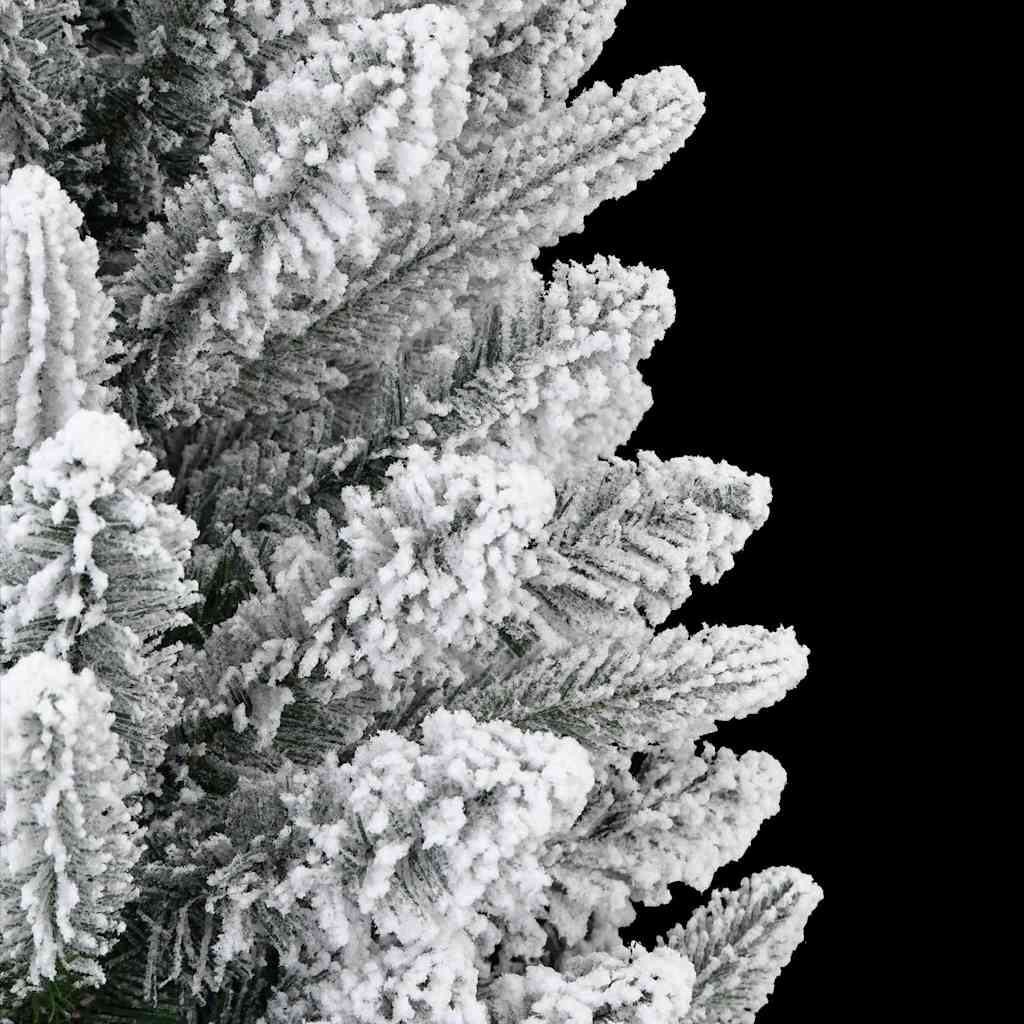 Kunstkerstboom Wit 240 cm PVC en Plastic en Staal en PE – afbeelding 11