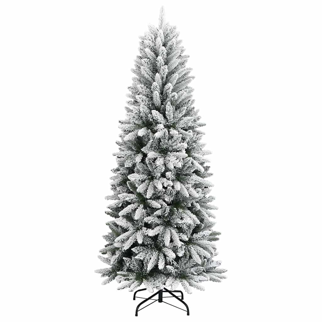 Kunstkerstboom Wit 240 cm PVC en Plastic en Staal en PE – afbeelding 5