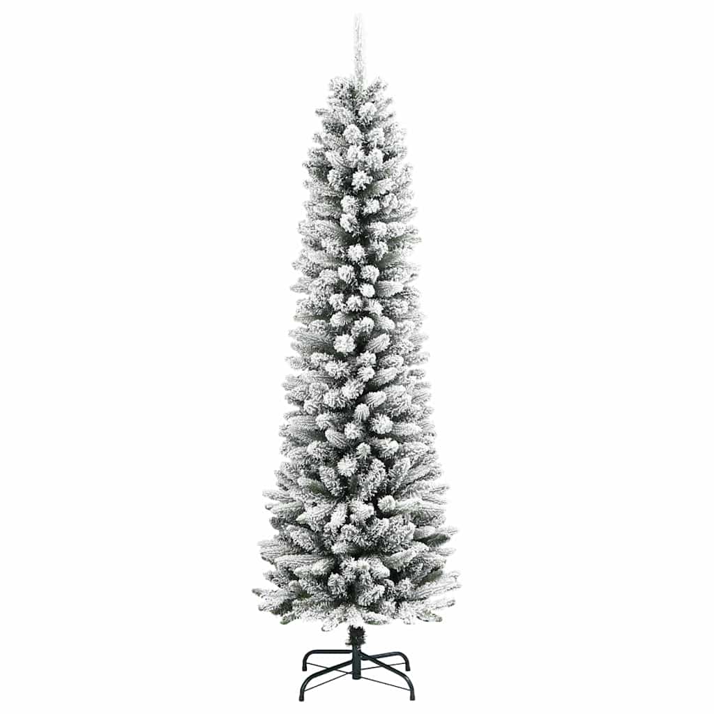 Kunstkerstboom Wit 180 cm PVC en Metaal en Plastic – afbeelding 5