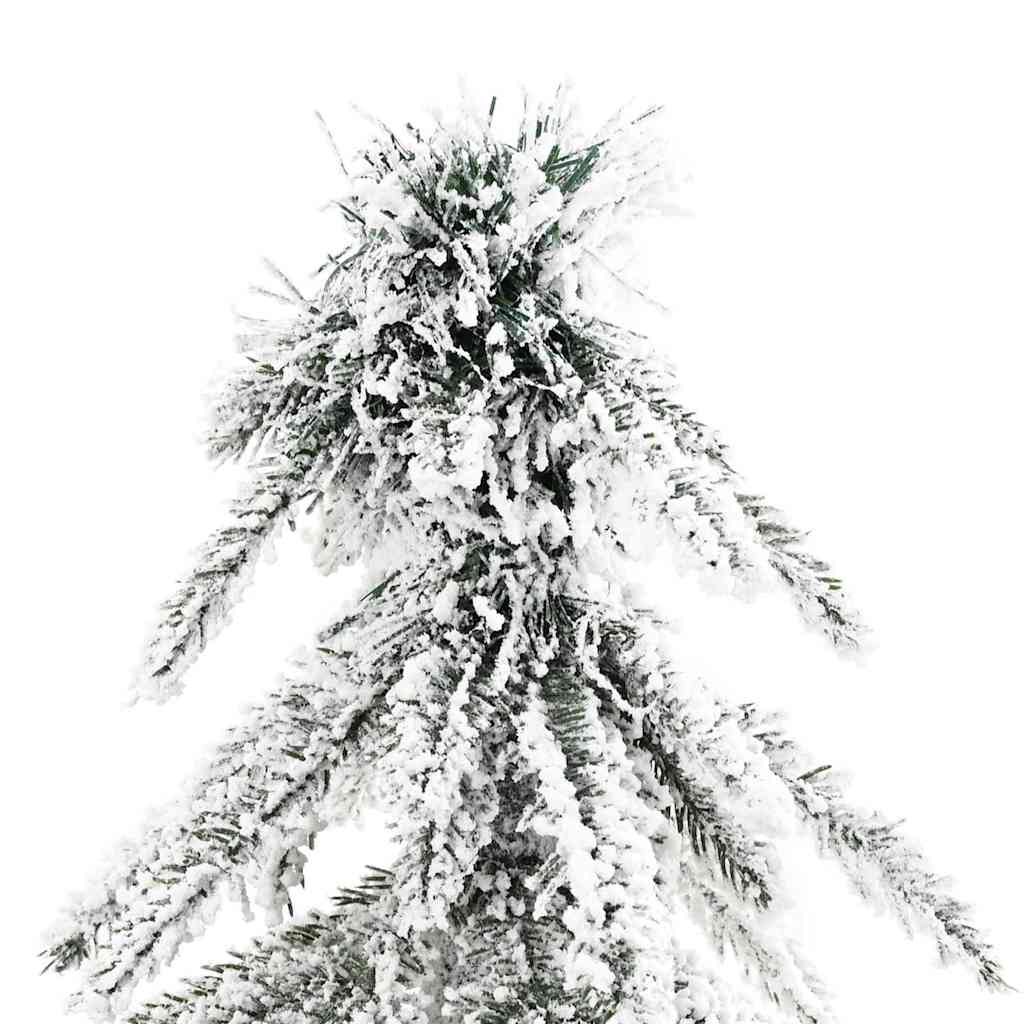 Kerstboom met 300 LED met standaard Wit 180 cm PE en staal – afbeelding 10