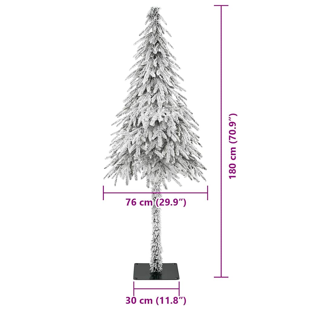 Kerstboom met 300 LED met standaard Wit 180 cm PE en staal – afbeelding 12