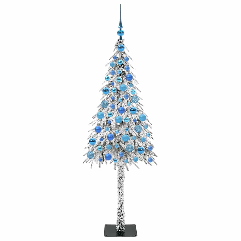 Kerstboom met 300 LED met standaard Wit 180 cm PE en staal – afbeelding 4
