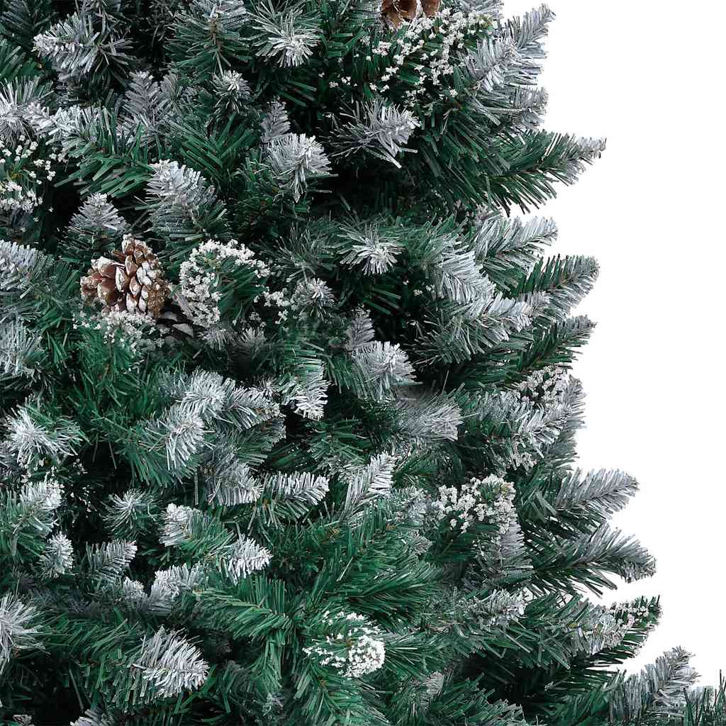 Kunstkerstboom Groen 150 cm PVC en Staal en Kunststof – afbeelding 10