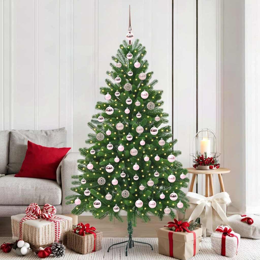 Kerstboom met 300 LED met standaard Groen 180 cm PE – afbeelding 1