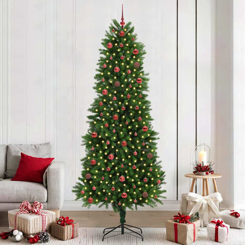Kerstboom met 300 LED met standaard Groen 240 cm PE – afbeelding 1