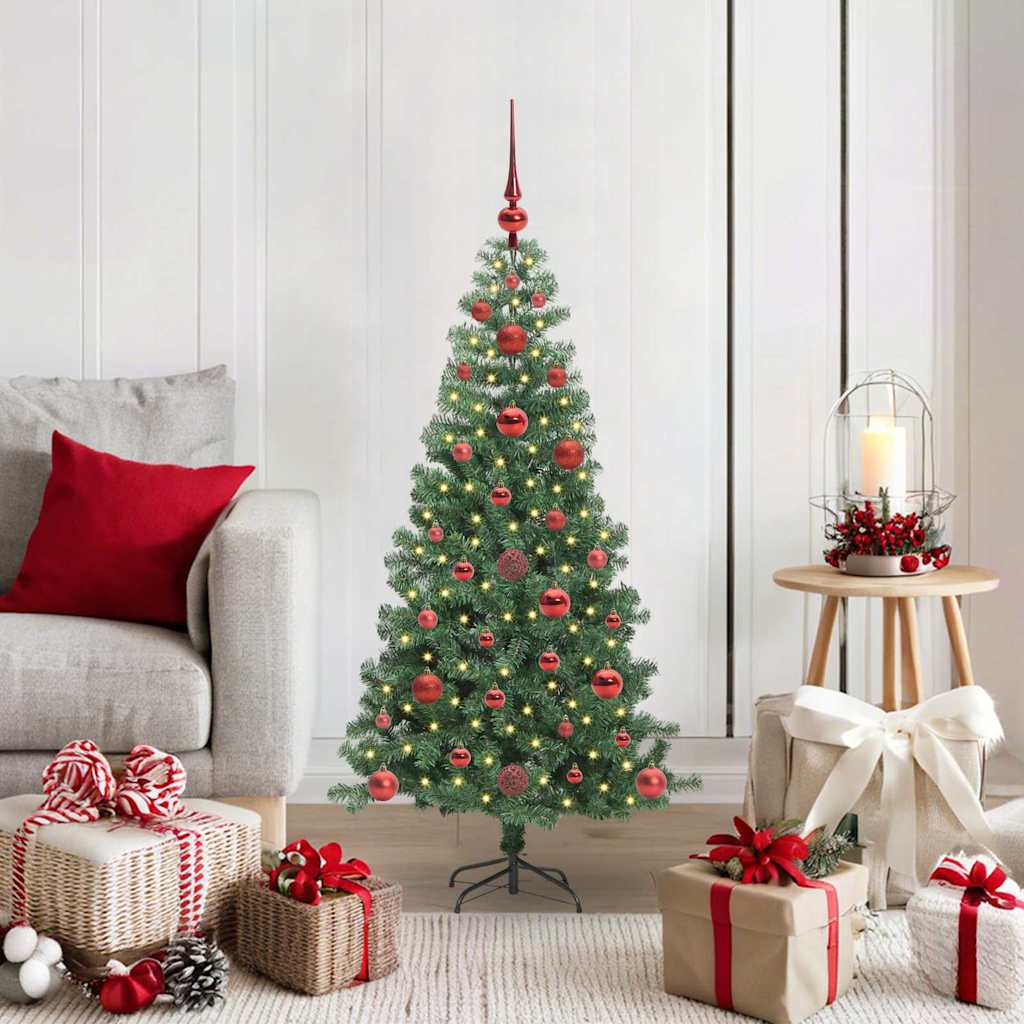 Kerstboom met 150 LED met standaard Groen 120 cm PVC
