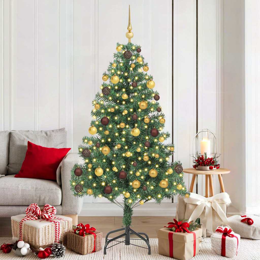 Kerstboom met 300 LED met standaard Groen 180 cm PVC – afbeelding 1