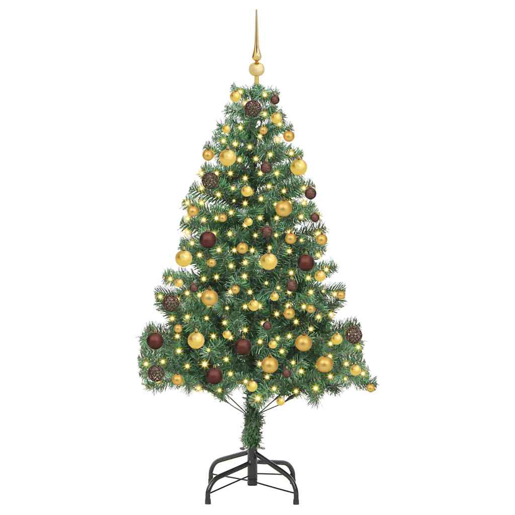 Kerstboom met 300 LED met standaard Groen 180 cm PVC – afbeelding 3