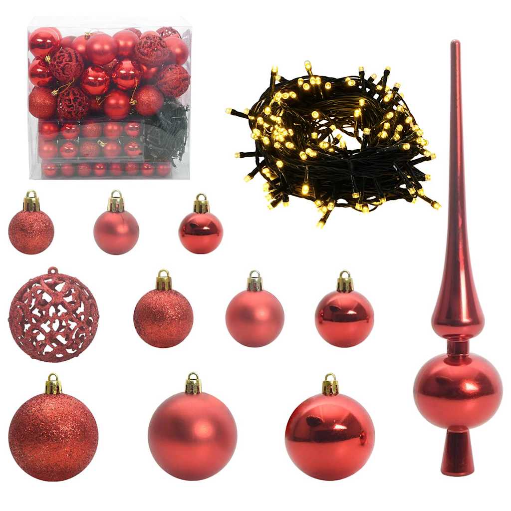 Kerstboom Zilver 240 cm PET – afbeelding 6