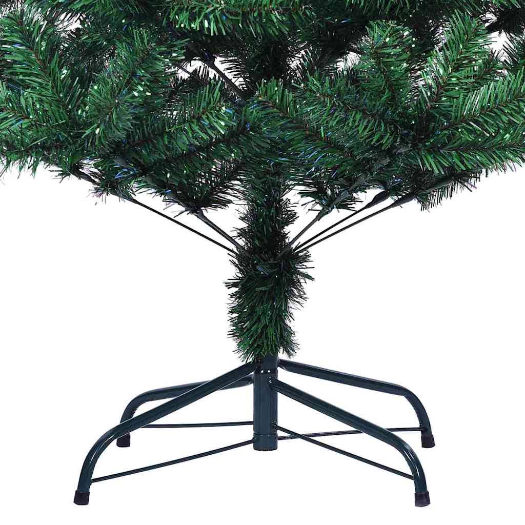 Kunstmatig Voorverlicht Kerstboom Groen 210 cm PVC en Metaal – afbeelding 12