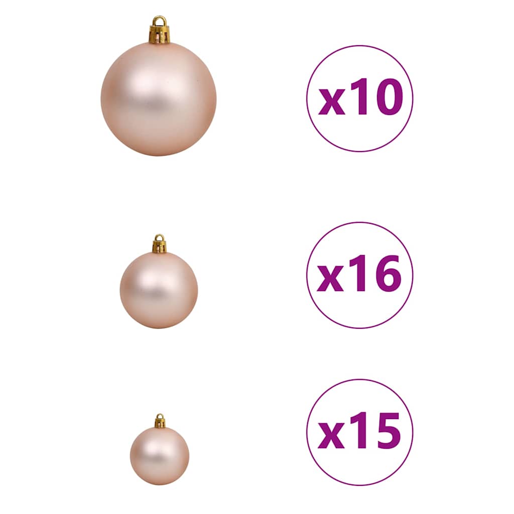 Kunstmatig Voorverlicht Kerstboom Groen 210 cm PVC en Metaal – afbeelding 10