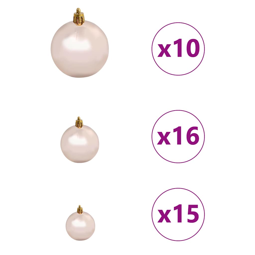 Kunstmatig Voorverlicht Kerstboom Groen 210 cm PVC en Metaal – afbeelding 9