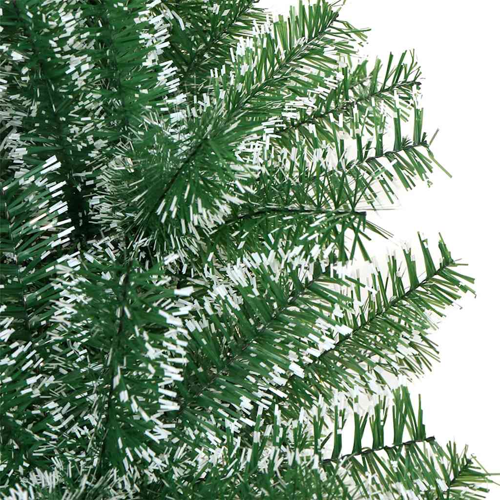 Kunstmatige Kerstboom Sneeuw Gevlochten met LED Licht 120 cm – afbeelding 11