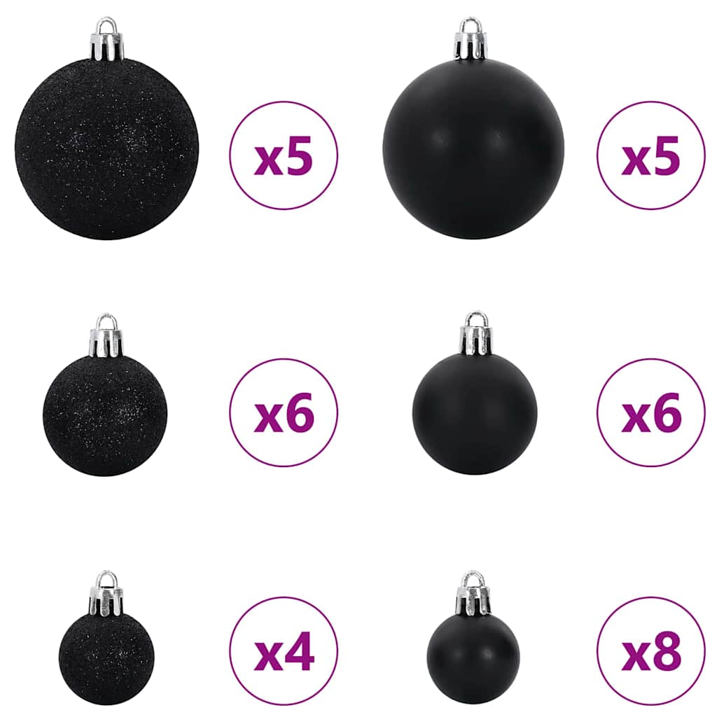Kunstmatige Kerstboom Sneeuw Gevlochten met LED Licht 120 cm – afbeelding 7