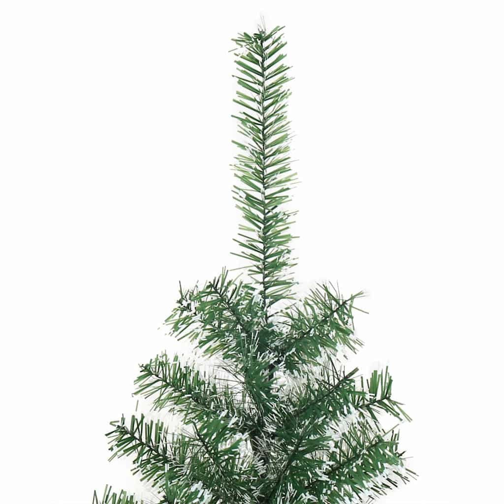 Kunstmatige Kerstboom Sneeuw Gevlochten met LED Licht 120 cm – afbeelding 10
