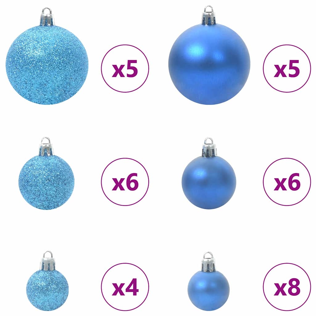 Kunstmatige Kerstboom Sneeuw Gevlochten met LED Licht 120 cm – afbeelding 7