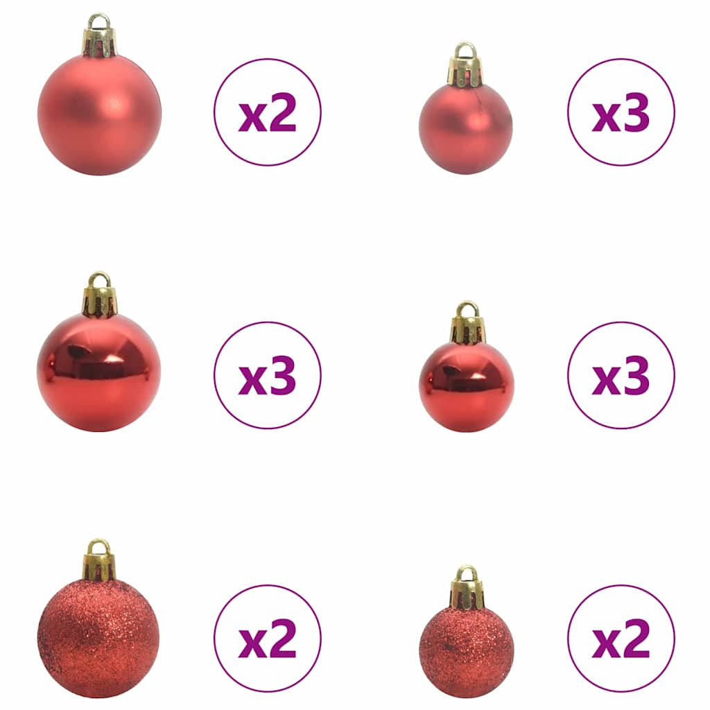 Kunstmatige Kerstboom Sneeuw Gevlochten met LED Licht 120 cm – afbeelding 4