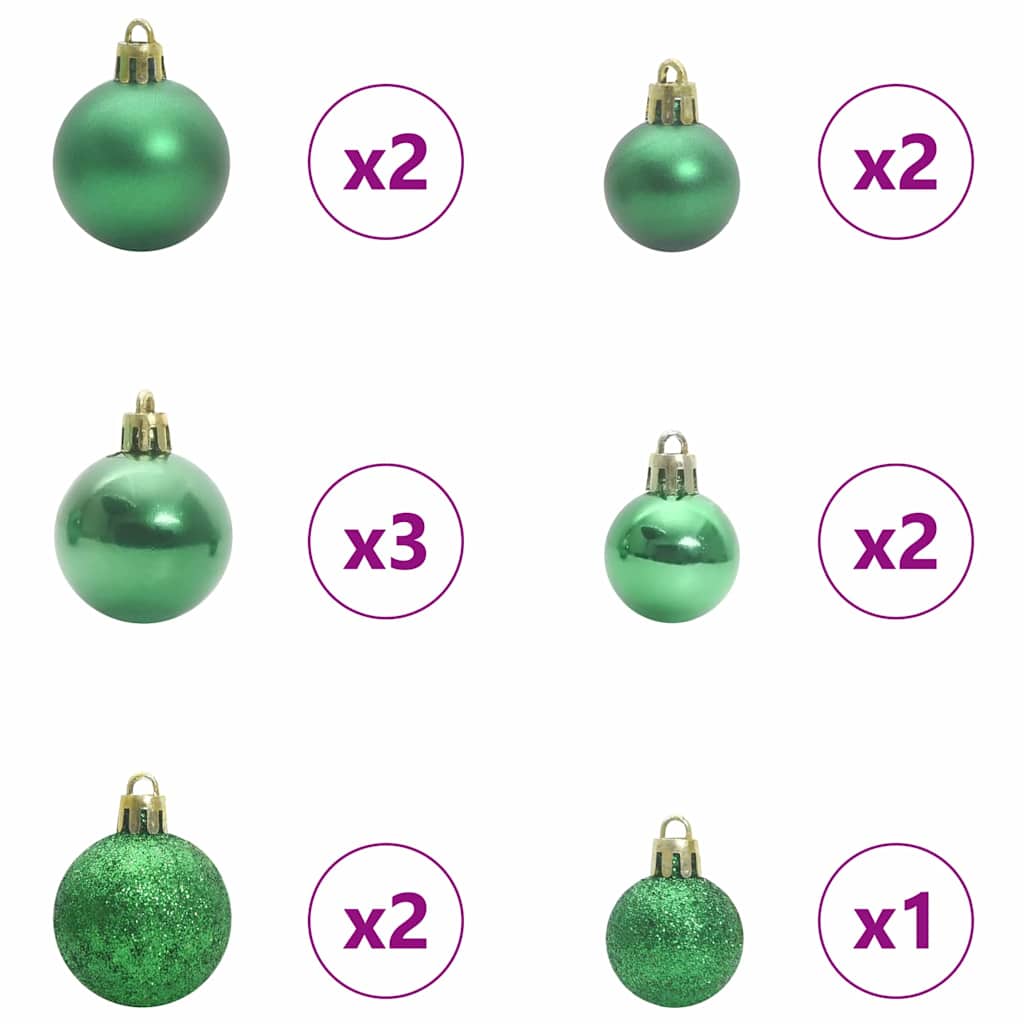 Kunstmatige Kerstboom Sneeuw Gevlochten met LED Licht 120 cm – afbeelding 5