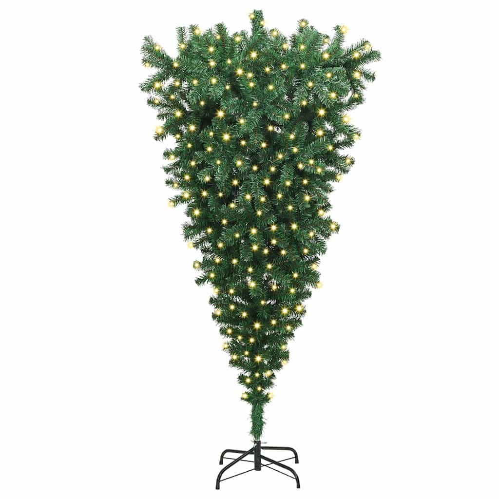 Understeboven Kunstmatige Voorverlichte Kerstboom Groen 180 cm – afbeelding 3